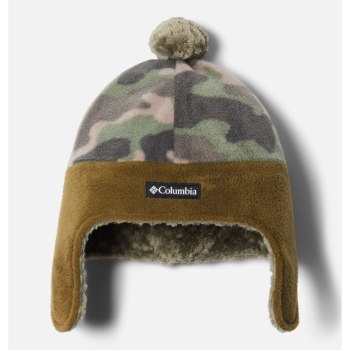 Columbia Frosty Trail Earflap, Gorros Grises Verdes Camuflados Para Niña | 873051-PRX